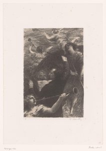 Berlioz dirigerer mellem fire trompetblæsende engle Tuba mirum spargens sonum Hector Berlioz