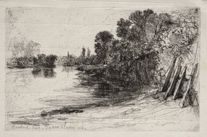 Brentford færge af Ignace Henri Jean Fantin-Latour