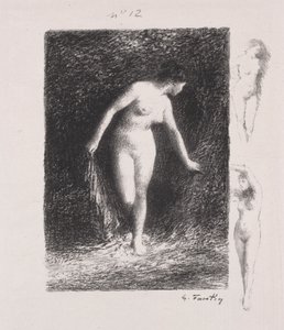Diane af Ignace Henri Jean Fantin Latour