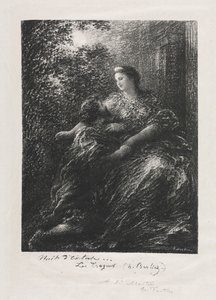 Duet af trojanske heste af Ignace Henri Jean Fantin-Latour