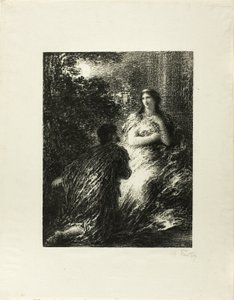 Duet of the Trojans, femte plade af Ignace Henri Jean Fantin-Latour