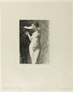 Etude for Eva af Ignace Henri Jean Fantin Latour