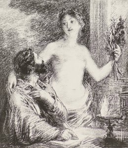 Musikeren af Ignace Henri Jean Fantin-Latour
