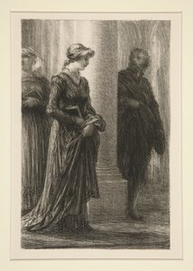 The Mastersingers of Nuremberg: Act I, Meeting of Walther and af Ignace Henri Jean Fantin Latour