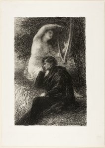 Lélio: The Aeolian Harp, fra Hector Berlioz, sa vie et ses oeuvres af Ignace Henri Jean Fantin Latour