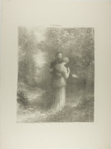Kærlighedsdigte, første tallerken af Ignace Henri Jean Fantin Latour