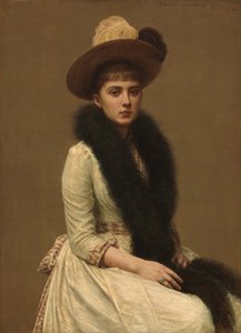 Portræt af Sonia, 1890. af Ignace Henri Jean Fantin Latour