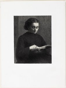 Læsning af Ignace Henri Jean Fantin-Latour
