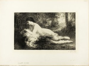 Reverie af Ignace Henri Jean Fantin-Latour