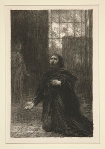 Rienzi: Akt V, en del af Rienzi (Rienzi: Akt V, Rienzi af Ignace Henri Jean Fantin Latour