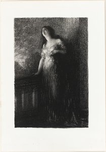 Romeo og Julie: Confiding in the Night af Ignace Henri Jean Fantin Latour