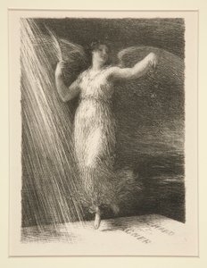 R?slør (Dawn) af Ignace Henri Jean Fantin Latour