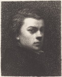 Selvportræt på Sytten af Ignace Henri Jean Fantin Latour