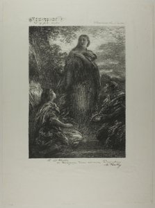Semiramis af Ignace Henri Jean Fantin Latour