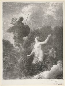 Siegfried og Rhinmøerne af Ignace Henri Jean Fantin-Latour