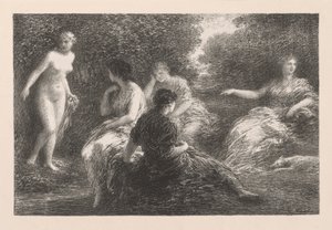 Badegæsterne af Ignace Henri Jean Fantin Latour