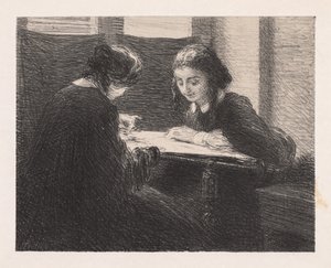 Broderierne, af Ignace Henri Jean Fantin Latour