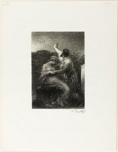 Magus Balthasar og Fatima af Ignace Henri Jean Fantin-Latour