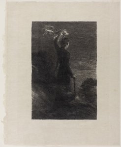 Tristan og Isolde, anden akt: Signal i natten af Ignace Henri Jean Fantin Latour