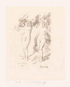 To undersøgelser af Eva af Ignace Henri Jean Fantin Latour