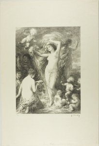 Venus dukker op af Ignace Henri Jean Fantin Latour