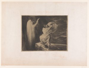 Wotan tilkalder jordgudinden Erda Siegfried. Akt III. Evocation d