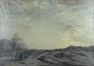 La Banlieue de Paris aux environs des fortifications, ca. 1923 (olie på lærred) af Henri Foreau