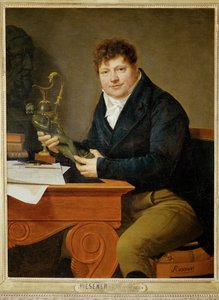 Antoine-Andre Ravrio, kejserlig bronzestøber, fætter til kunstneren ... af Henri Francois Riesener