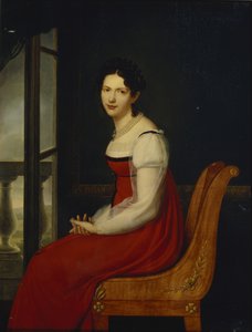 Portræt af prinsesse Varvara Sergeyevna Dolgorukova 1793-1833, født Gagarina, ca 1820 af Henri Françoiss Riesener