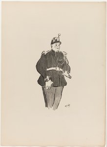 Polin, fra Le Café-Concert af Henri-Gabriel Ibels