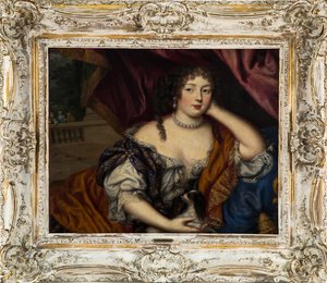 Portræt af Louise Renée de Penancoët de Kérouaille, hertuginde af Portsmouth 1649-1734