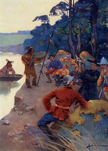 De første europæiske bosættere på Saint Lawrence-flodens bredder, det nuværende Quebec 16.-17. århundrede (europæiske bosættere på Saint Lawrence-flodens bredder