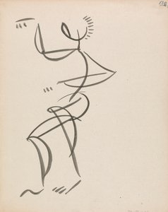 Dansende figur af Henri Gaudier-Brzeska