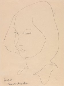 Katherine Mansfield af Henri Gaudier Brzeska