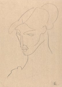 Portræt af en kvinde af Henri Gaudier-Brzeska