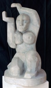Siddende kvinde, c1911-1915