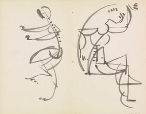 To figurstudier af Henri Gaudier-Brzeska