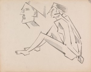 To figurstudier af Henri Gaudier Brzeska