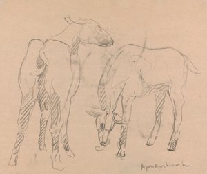 To geder af Henri Gaudier-Brzeska