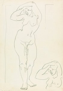 To undersøgelser af en kvindeskikkelse af Henri Gaudier-Brzeska