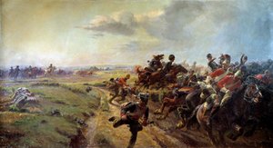 The Eve of Waterloo (16. juni af Henri Georges Jacques Chartier