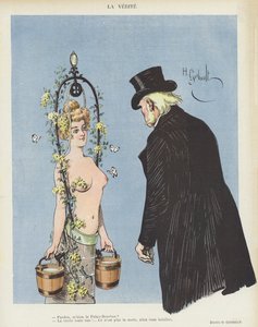Illustration til Le Rire (farve litho)