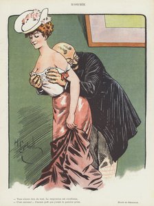 Illustration til Le Rire (farve litho)