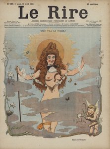 Illustration til Le Rire (farve litho) af Henri Gerbault