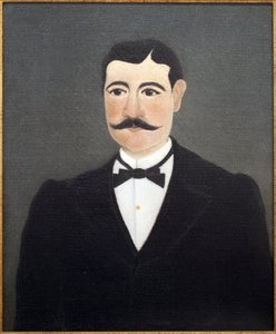 Portræt af Frumence Biche i almindeligt tøj (marechal des logis). Maleri af Henri Rousseau (1844-1910), kendt som tolden, olie på lærred, slutningen af det 19.-begyndelsen af det 20. århundrede, fransk kunst, Musee International d