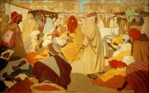 H.Evenepoel, Orangenmarkt i Blidah