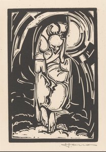 Figur, der holder hagen