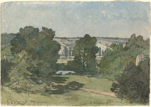 Briare af Henri-Joseph Harpignies