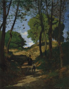 Grantræer i Les Trembleaux, nær Marlotte Sapins aux Trembleaux i Marlotte, 1854.