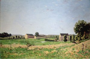 Landskab i Saulce, Yonne af Henri-Joseph Harpignies